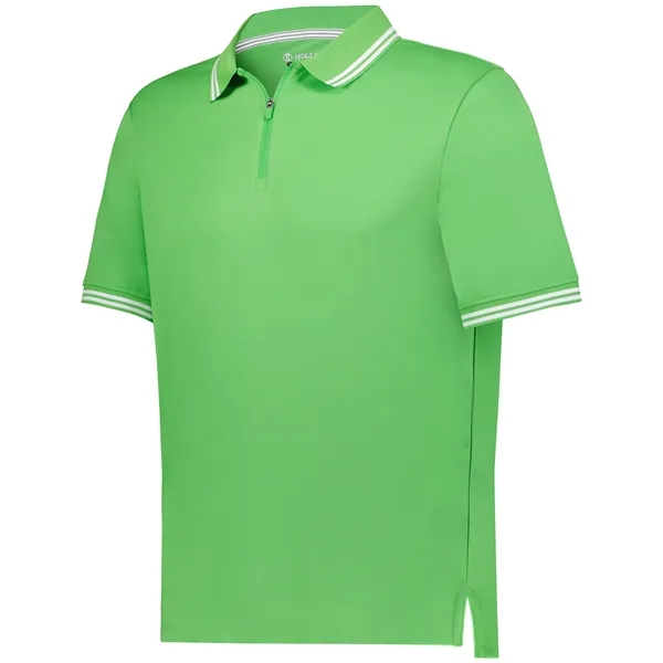 Moisture wicking adult size polo with zippered placket.... from ASI 37461 Augusta Sportswear / Holloway Sportswear