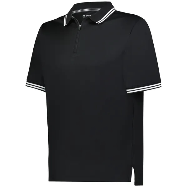 Moisture wicking adult size polo with zippered placket.... from ASI 37461 Augusta Sportswear / Holloway Sportswear