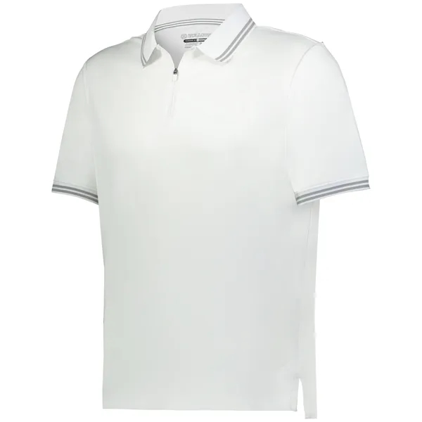 Moisture wicking adult size polo with zippered placket.... from ASI 37461 Augusta Sportswear / Holloway Sportswear