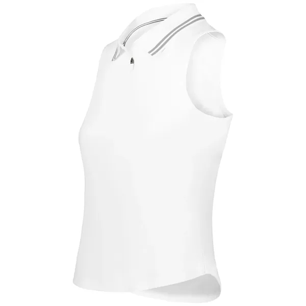Ladies' sleeveless polo with zippered placket.... from ASI 37461 Augusta Sportswear / Holloway Sportswear