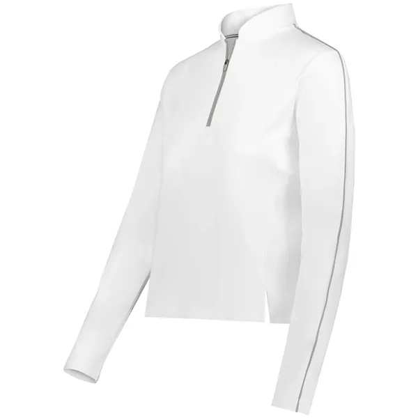 Ladies' moisture wicking 1/4 zip pullover.... from ASI 37461 Augusta Sportswear / Holloway Sportswear