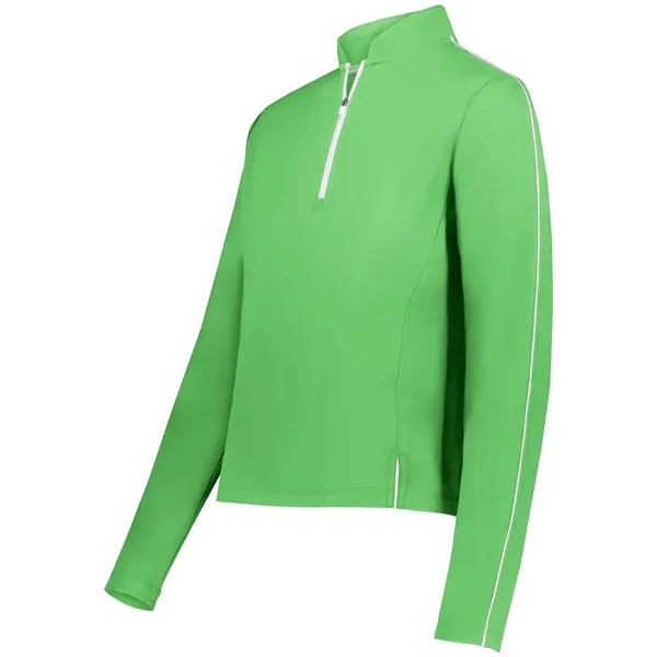 Ladies' moisture wicking 1/4 zip pullover.... from ASI 37461 Augusta Sportswear / Holloway Sportswear