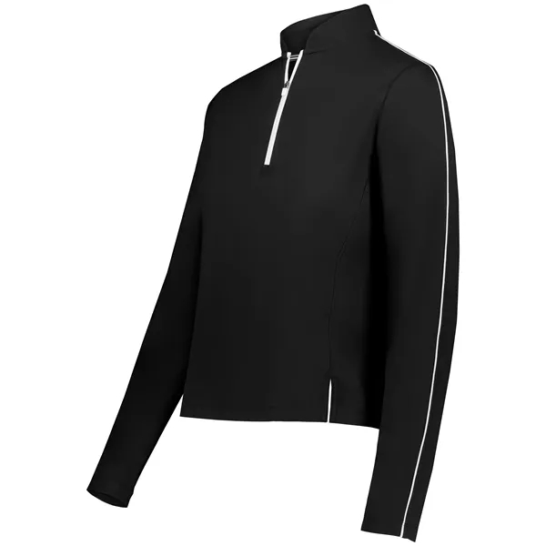 Ladies' moisture wicking 1/4 zip pullover.... from ASI 37461 Augusta Sportswear / Holloway Sportswear