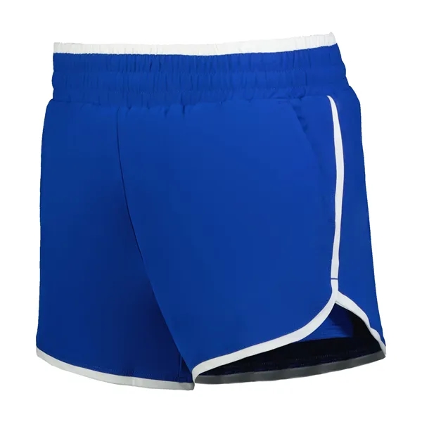 Ladie's breathable court shorts with a 4" inseam.... from ASI 37461 Augusta Sportswear / Holloway Sportswear
