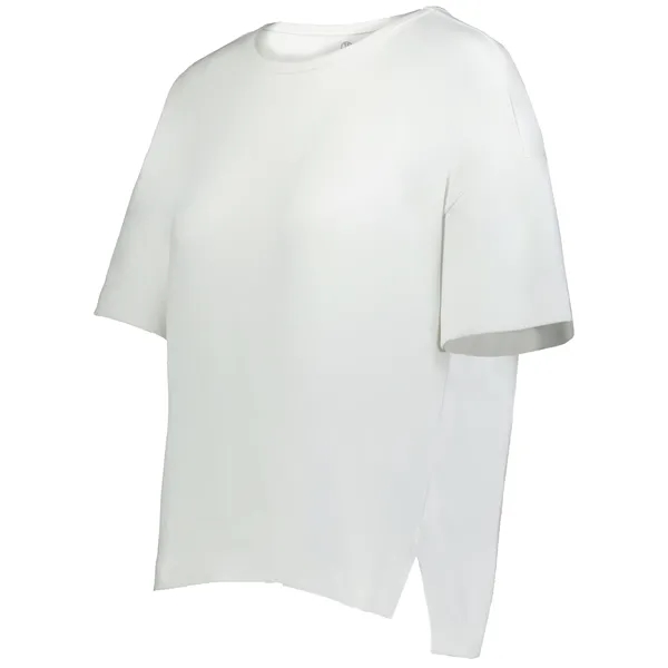 Ladies' t-shirt with raw edge detailing.... from ASI 37461 Augusta Sportswear / Holloway Sportswear