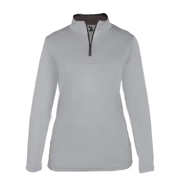 Ladies 1/4 zip pullover with thumb holes... from ASI 84358 S&S Activewear