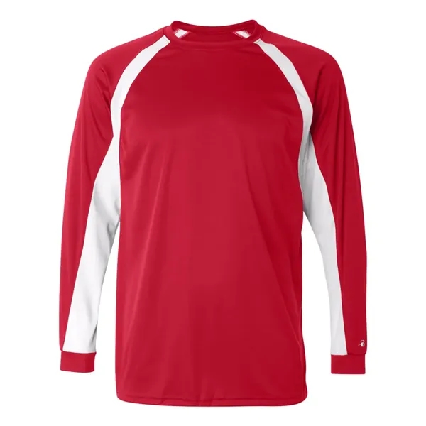 Long sleeve t-shirt equipped with moisture-management and anti-microbial technology.... from ASI 84358 S&S Activewear