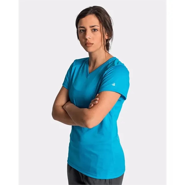Women's v-neck short sleeve t-shirt, blank.... from ASI 84358 S&S Activewear