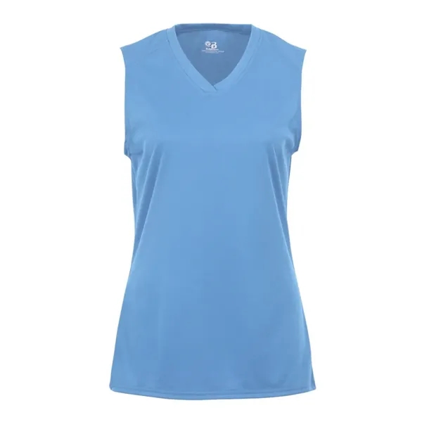 Women's sleeveless sporty t-shirt with moisture management fabric. Blank product.... from ASI 84358 S&S Activewear