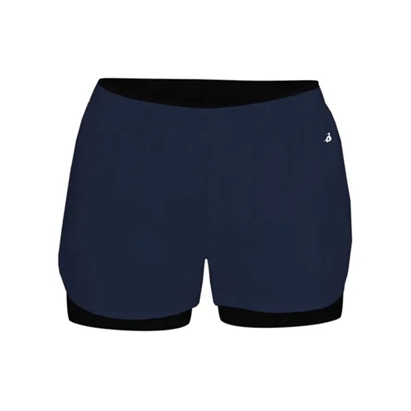 Women's Double Up Shorts... from ASI 84358 S&S Activewear