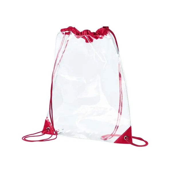 BAGedge PVC Clear Drawstring Bag... from ASI 84358 S&S Activewear