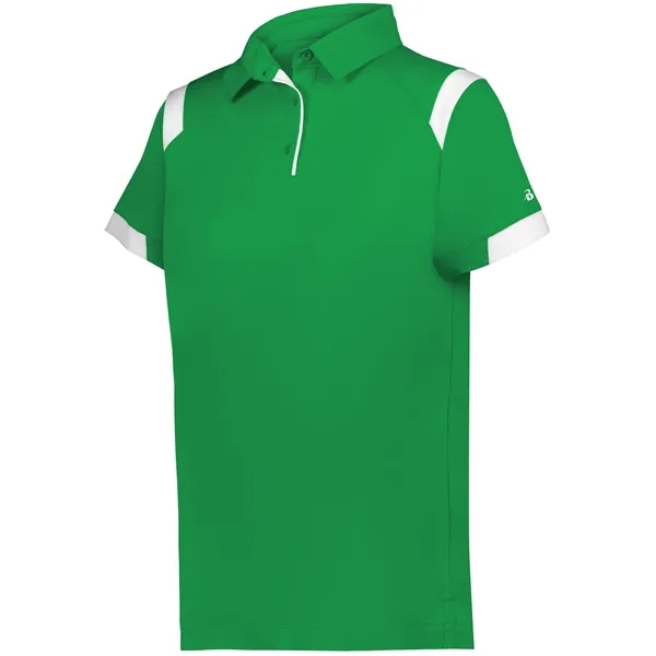 Ladies' On The Rise Polo with a 3 button placket.... from ASI 37461 Augusta Sportswear / Badger Sport Badger Sportswear Badger Sportswear Div. of Founder Sport Group