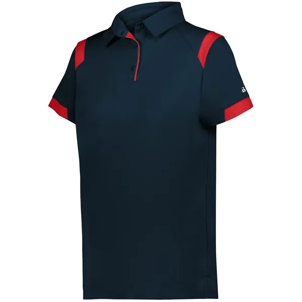 Ladies' On The Rise Polo with a 3 button placket.... from ASI 37461 Augusta Sportswear / Badger Sport Badger Sportswear Badger Sportswear Div. of Founder Sport Group