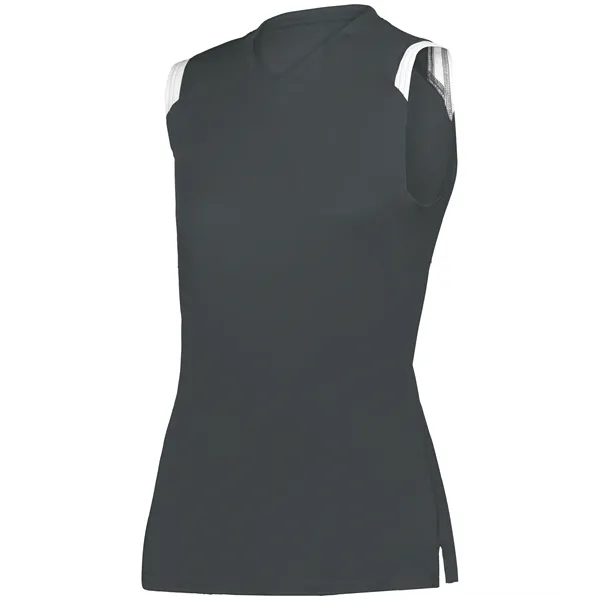 Ladies' V-neck sleeveless softball jersey.... from ASI 37461 Augusta Sportswear