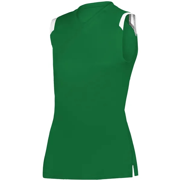 Ladies' V-neck sleeveless softball jersey.... from ASI 37461 Augusta Sportswear