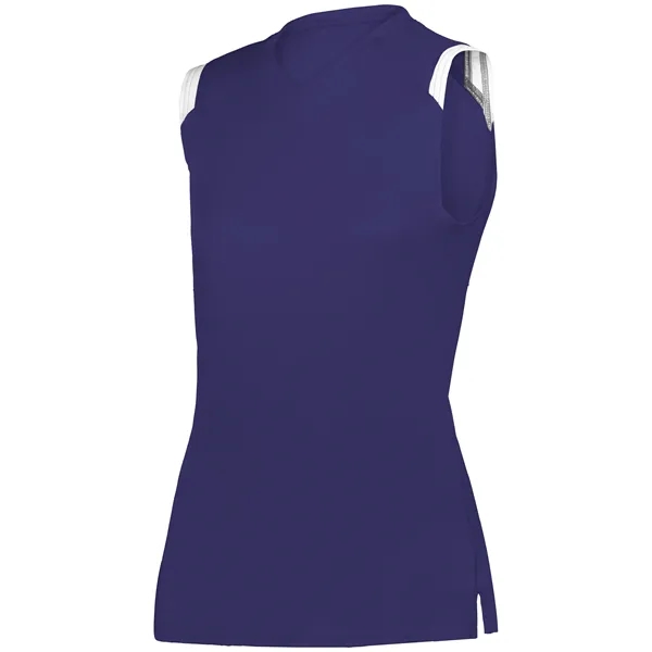 Ladies' V-neck sleeveless softball jersey.... from ASI 37461 Augusta Sportswear