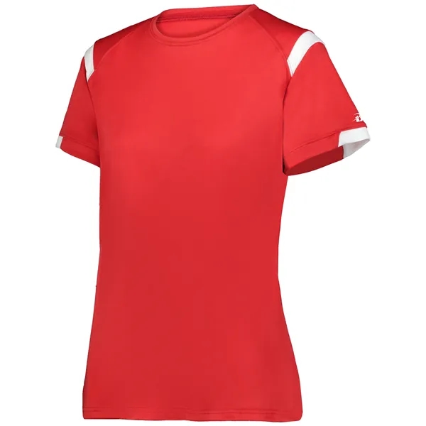 Ladies' moisture wicking crewneck t-shirt.... from ASI 37461 Augusta Sportswear / Badger Sport