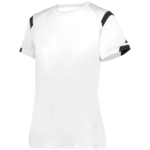 Ladies' moisture wicking crewneck t-shirt.... from ASI 37461 Augusta Sportswear / Badger Sport