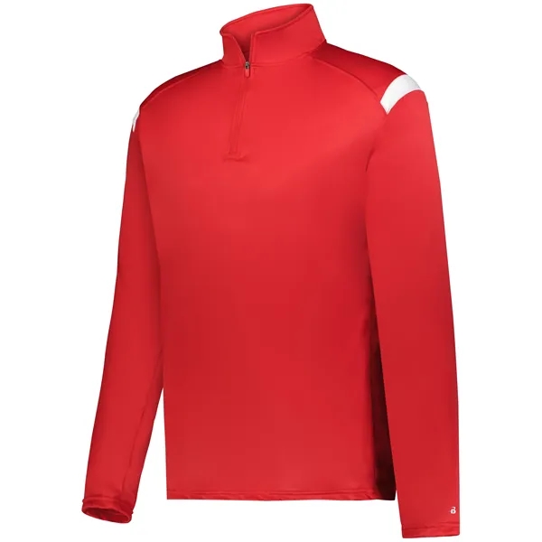 Adult moisture wicking 1/4 zip pullover.... from ASI 37461 Augusta Sportswear / Badger Sport
