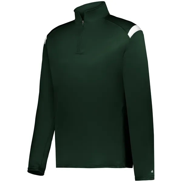 Adult moisture wicking 1/4 zip pullover.... from ASI 37461 Augusta Sportswear / Badger Sport