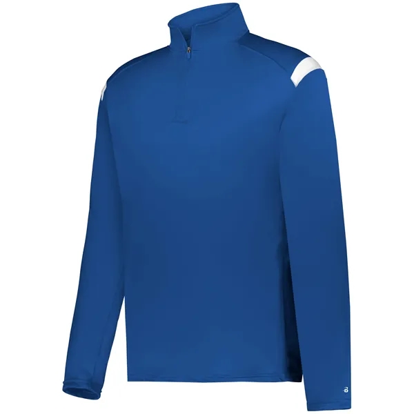 Adult moisture wicking 1/4 zip pullover.... from ASI 37461 Augusta Sportswear / Badger Sport
