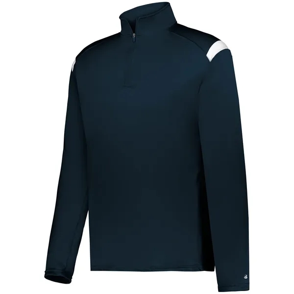 Adult moisture wicking 1/4 zip pullover.... from ASI 37461 Augusta Sportswear / Badger Sport