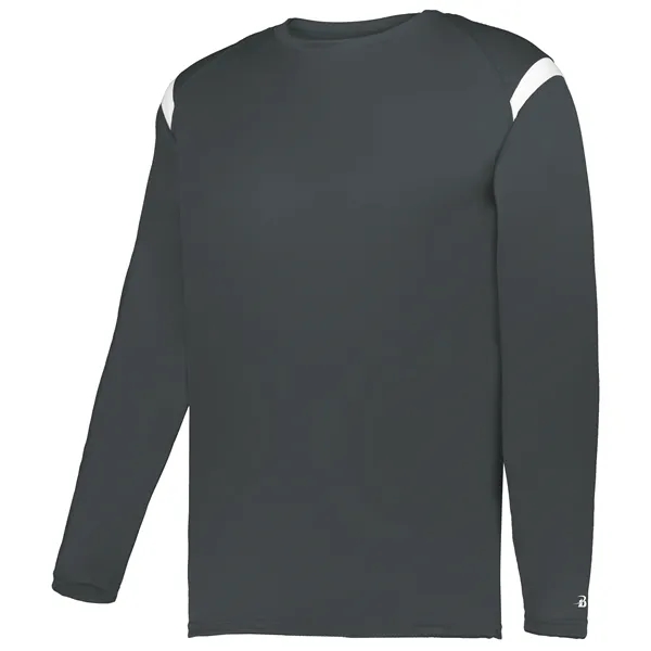 Adult moisture wicking long sleeve t-shirt.... from ASI 37461 Augusta Sportswear / Badger Sport