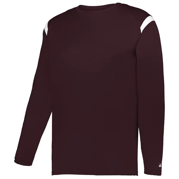 Adult moisture wicking long sleeve t-shirt.... from ASI 37461 Augusta Sportswear / Badger Sport