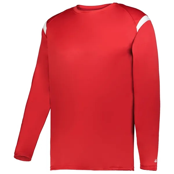 Adult moisture wicking long sleeve t-shirt.... from ASI 37461 Augusta Sportswear / Badger Sport