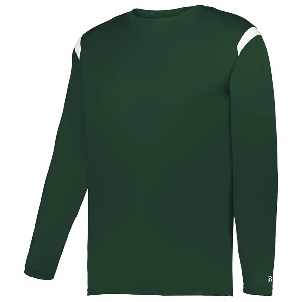 Adult moisture wicking long sleeve t-shirt.... from ASI 37461 Augusta Sportswear / Badger Sport