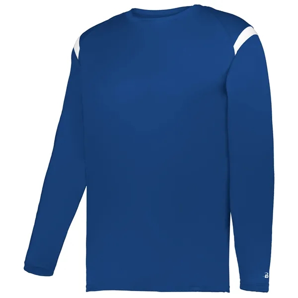 Adult moisture wicking long sleeve t-shirt.... from ASI 37461 Augusta Sportswear / Badger Sport
