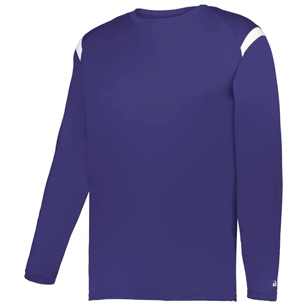 Adult moisture wicking long sleeve t-shirt.... from ASI 37461 Augusta Sportswear / Badger Sport