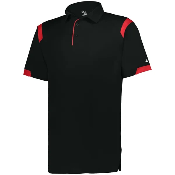 Adult On The Rise Polo with a 3 button placket.... from ASI 37461 Augusta Sportswear / Badger Sport Badger Sportswear Badger Sportswear Div. of Founder Sport Group