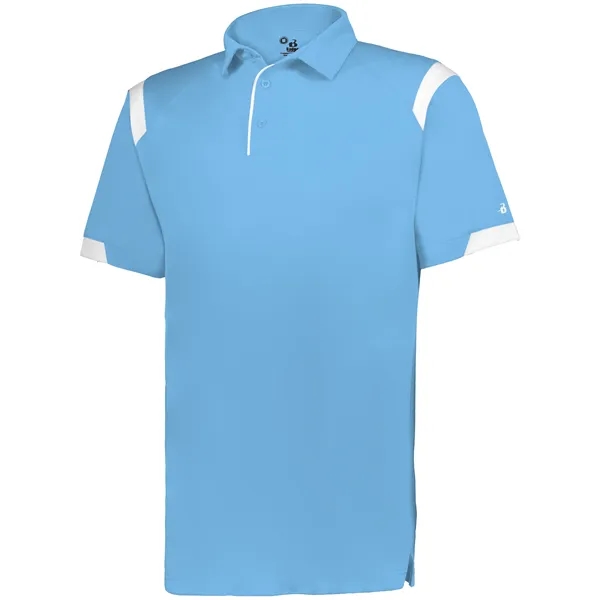 Adult On The Rise Polo with a 3 button placket.... from ASI 37461 Augusta Sportswear / Badger Sport Badger Sportswear Badger Sportswear Div. of Founder Sport Group