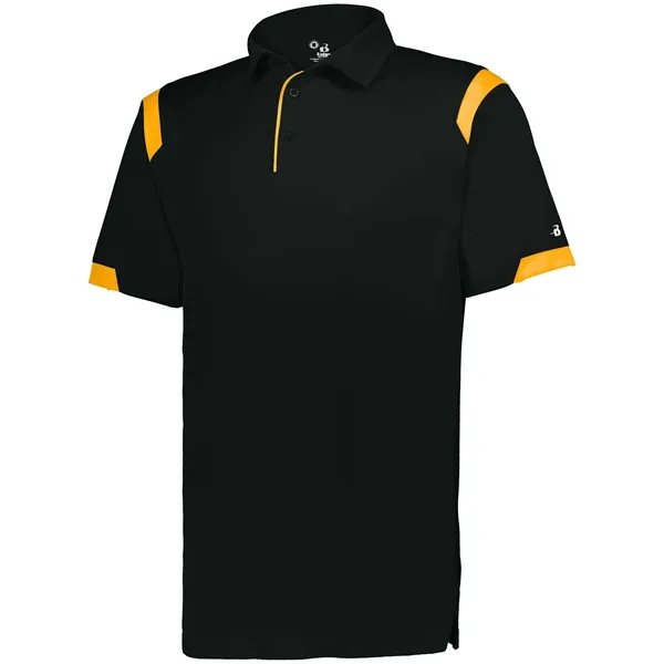 Adult On The Rise Polo with a 3 button placket.... from ASI 37461 Augusta Sportswear / Badger Sport Badger Sportswear Badger Sportswear Div. of Founder Sport Group