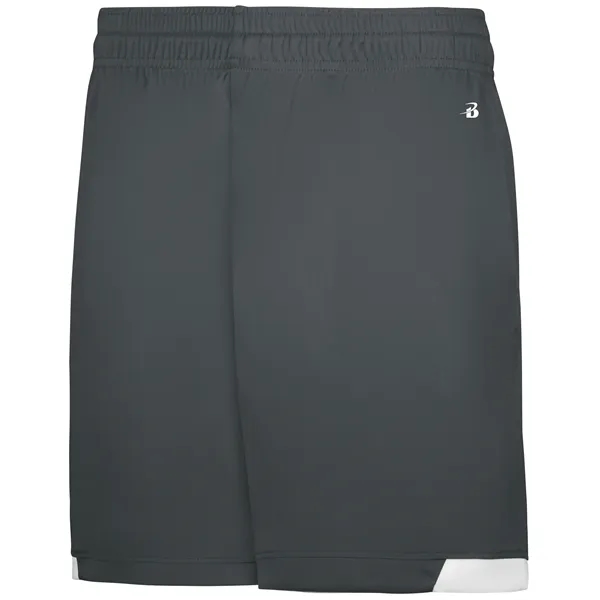 Adult moisture wicking shorts with a 6" inseam.... from ASI 37461 Augusta Sportswear / Badger Sport Badger Sportswear Badger Sportswear Div. of Founder Sport Group