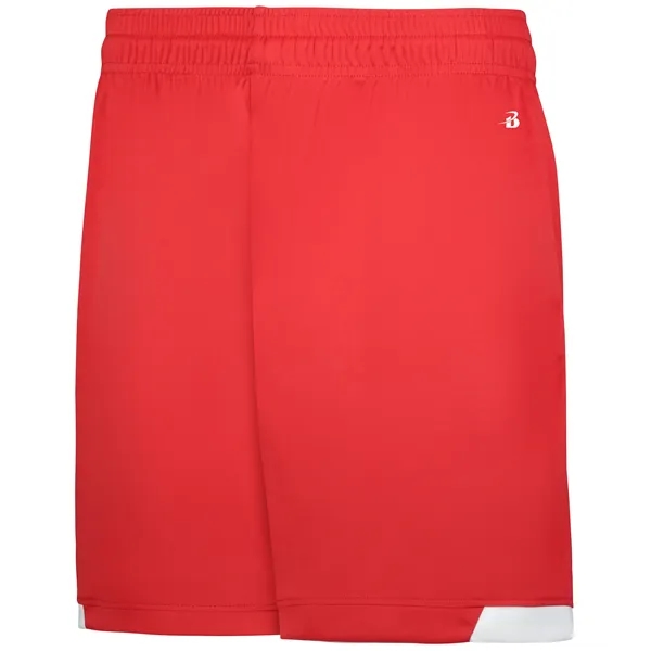 Adult moisture wicking shorts with a 6" inseam.... from ASI 37461 Augusta Sportswear / Badger Sport Badger Sportswear Badger Sportswear Div. of Founder Sport Group