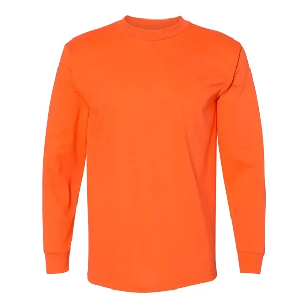 Adult pre-shrunk 100% cotton USA made long sleeve t-shirt. Blank product.... from ASI 84358 S&S Activewear