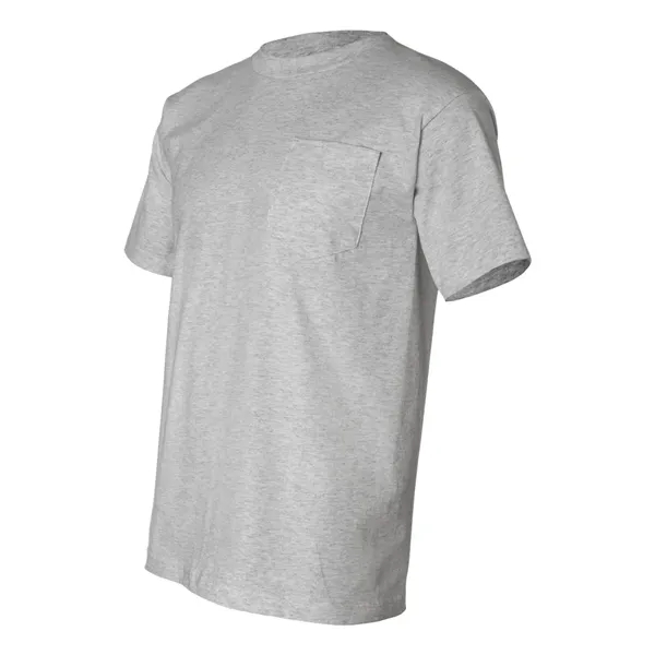 Adult USA made heavyweight 100% cotton short sleeve t-shirt with a... from ASI 84358 S&S Activewear
