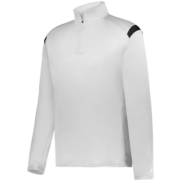 Youth moisture wicking 1/4 zip pullover.... from ASI 37461 Augusta Sportswear / Badger Sport Badger Sportswear Badger Sportswear Div. of Founder Sport Group