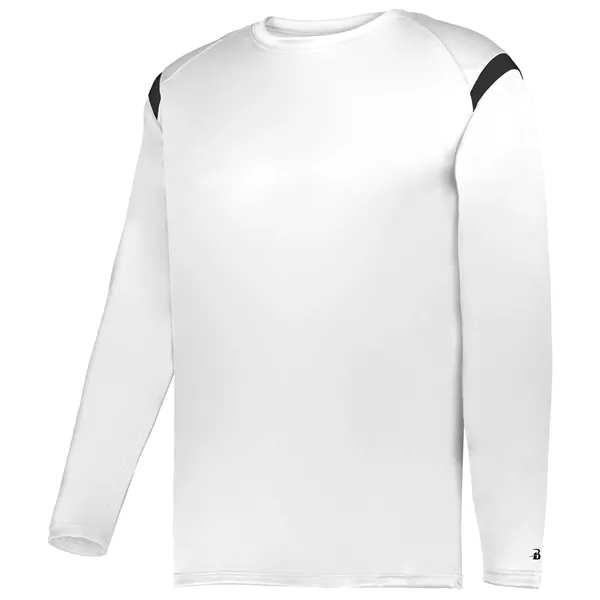 Youth moisture wicking long sleeve t-shirt.... from ASI 37461 Augusta Sportswear / Badger Sport Badger Sportswear Badger Sportswear Div. of Founder Sport Group