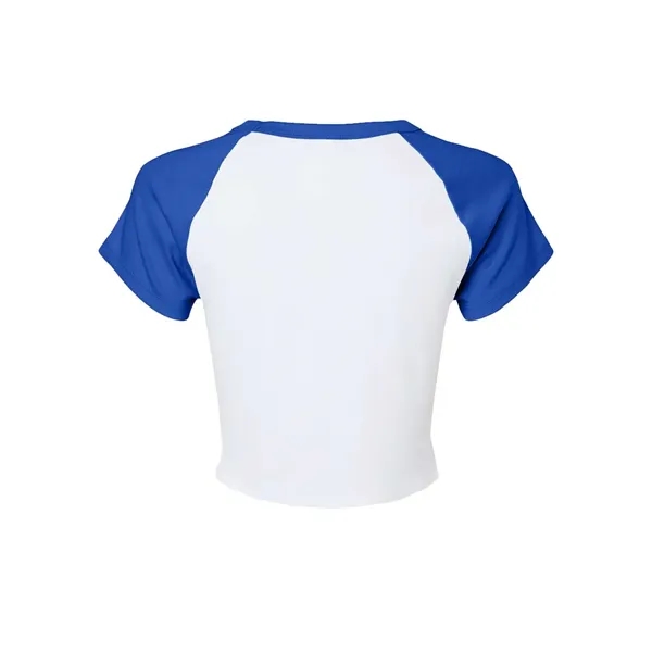 BELLA + CANVAS Women's Micro Rib Raglan Baby Tee... from ASI 84358 S&S Activewear