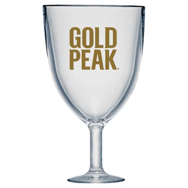 Five ounce plastic stemmed wine glass in two pieces.... from ASI 91880 Tranter Graphics Inc