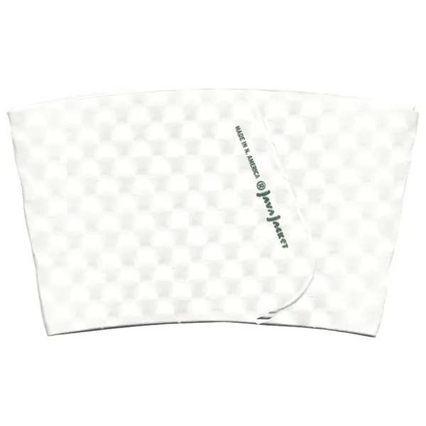 4.45" x 2.49" textured paper java jacket sleeves for 8 ounce... from ASI 91880 Tranter Graphics Inc