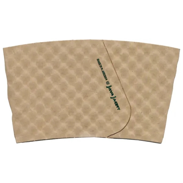 4.45" x 2.49" beverage sleeve made of Kraft paper.... from ASI 91880 Tranter Graphics Inc