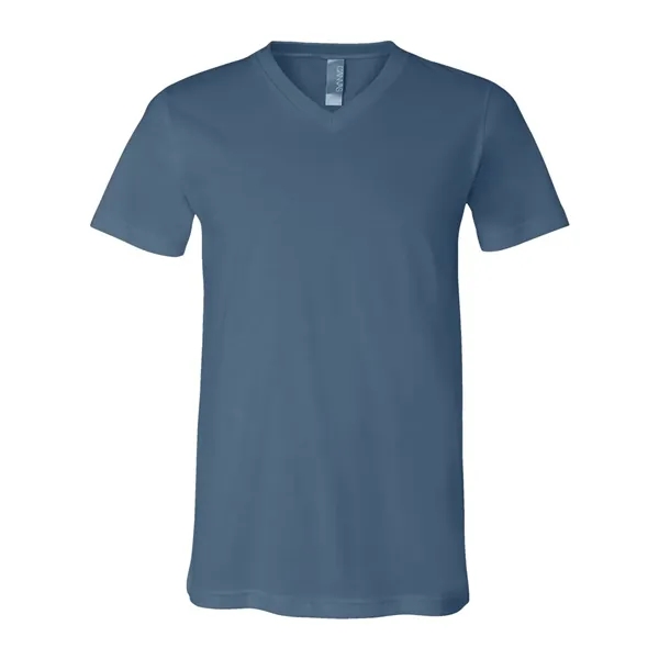Adult short sleeve v-neck t-shirt with hemmed sleeves. Blank product.... from ASI 84358 S&S Activewear