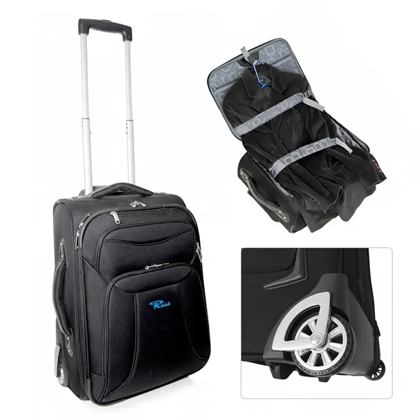 Rolling Carry-on Luggage with Garment Bag... from ASI 31517 Admart Products / Admart Line