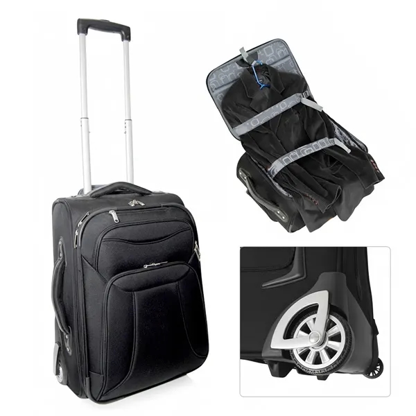 Rolling Carry-on Luggage with Garment Bag... from ASI 31517 Admart Products / Admart Line