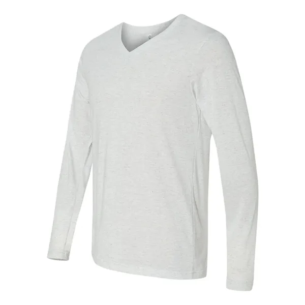 Lightweight and artful long sleeve V-neck T-shirt. Blank product.... from ASI 84358 S&S Activewear