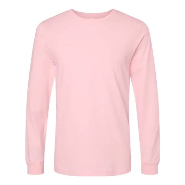 Adult long sleeve crewneck t-shirt with 2" rib cuffs. Blank product.... from ASI 84358 S&S Activewear